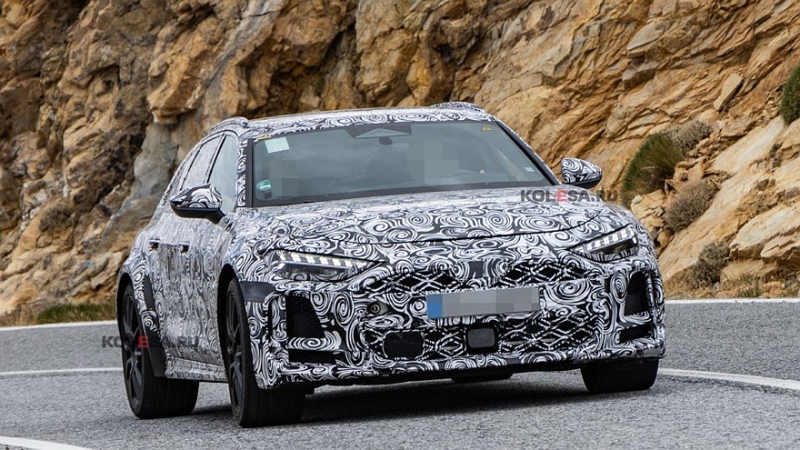 Новый &laquo;заряженный&raquo; универсал Audi RS 5 Avant проехался на камеру