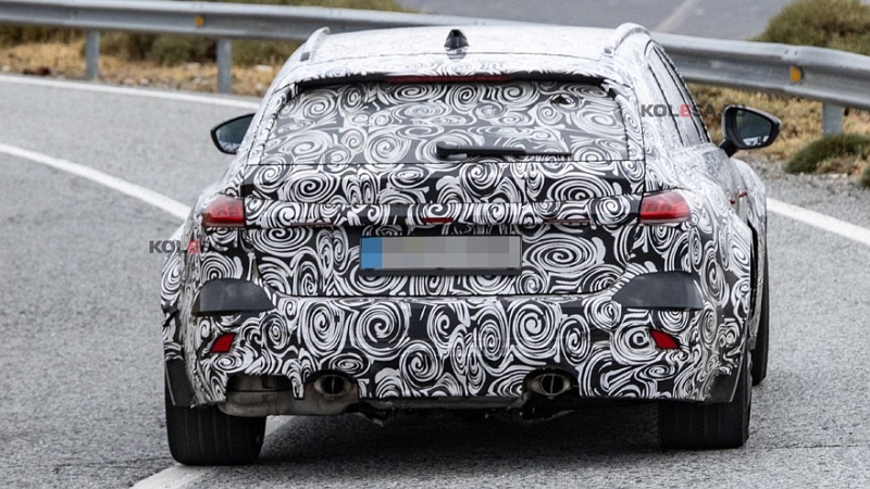 Новый &laquo;заряженный&raquo; универсал Audi RS 5 Avant проехался на камеру