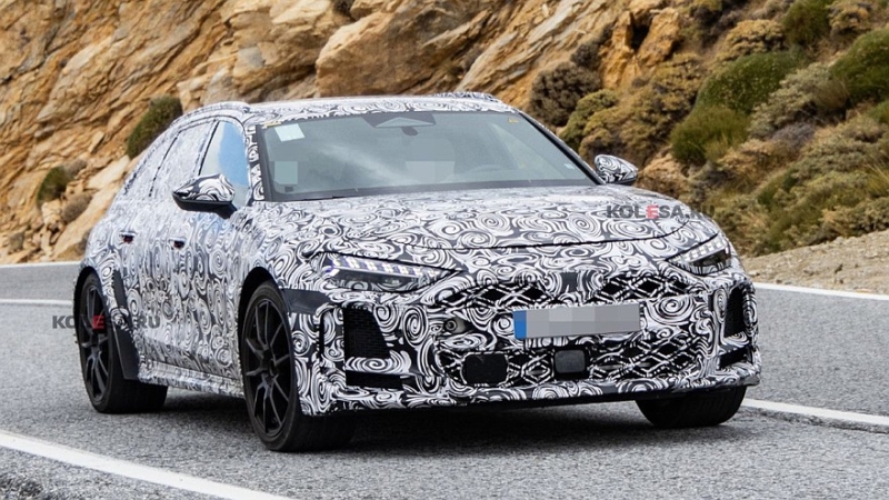 Новый &laquo;заряженный&raquo; универсал Audi RS 5 Avant проехался на камеру
