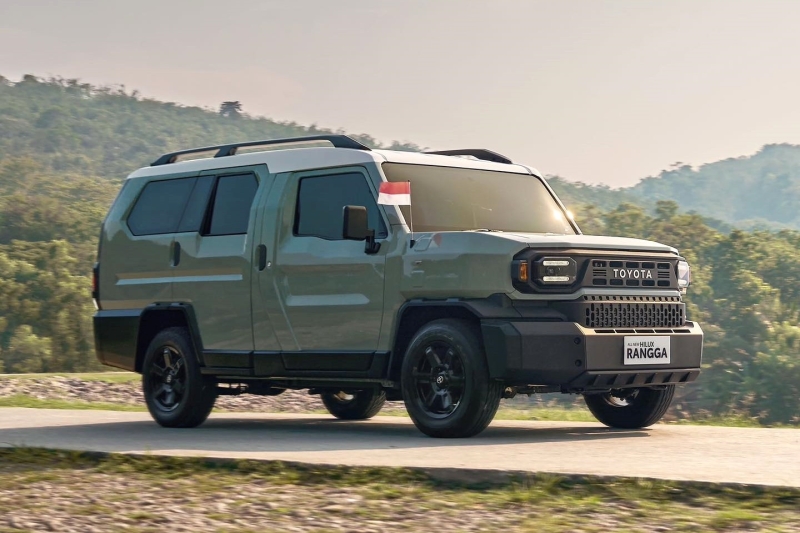 Рамный трёхрядный Toyota Hilux Rangga SUV: первые официальные фотографии