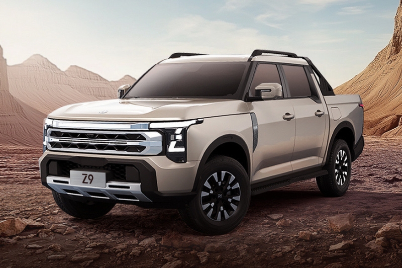Совместное предприятие Nissan и Dongfeng анонсировало большой пикап Z9 в новом стиле