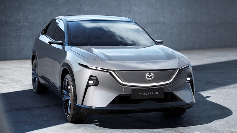 Mazda EZ-60: китайская платформа, большое табло в салоне и глобальные амбиции