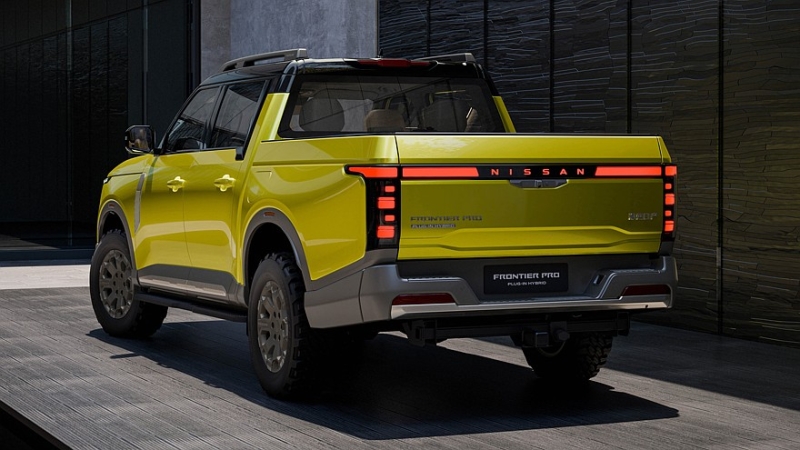 Nissan рассекретил пикап Frontier Pro с plug-in гибридной установкой