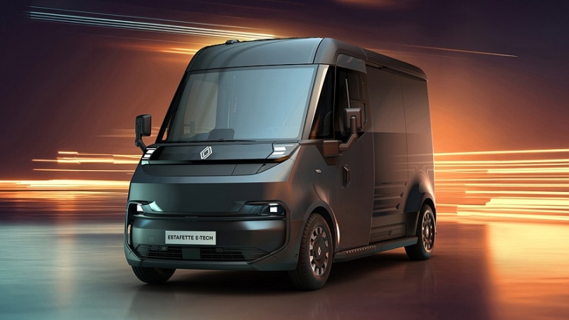 Renault рассекретила новые фургоны Goelette, Estafette и Trafic с маневренностью как у Clio