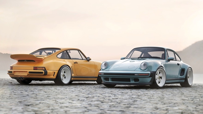 Очередной крутой Porsche 911 от Singer: широкий кузов, четыре фары и атмосферные 426 л.с.