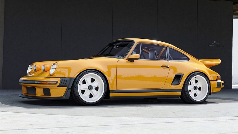 Очередной крутой Porsche 911 от Singer: широкий кузов, четыре фары и атмосферные 426 л.с.