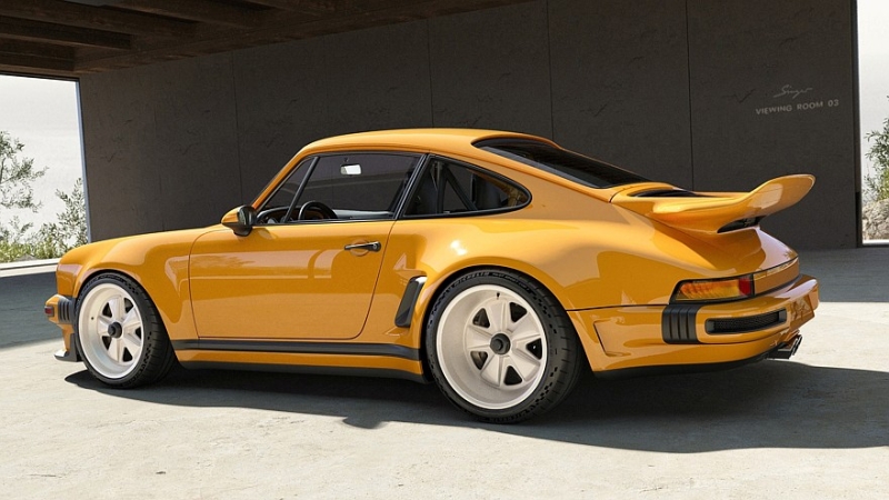 Очередной крутой Porsche 911 от Singer: широкий кузов, четыре фары и атмосферные 426 л.с.