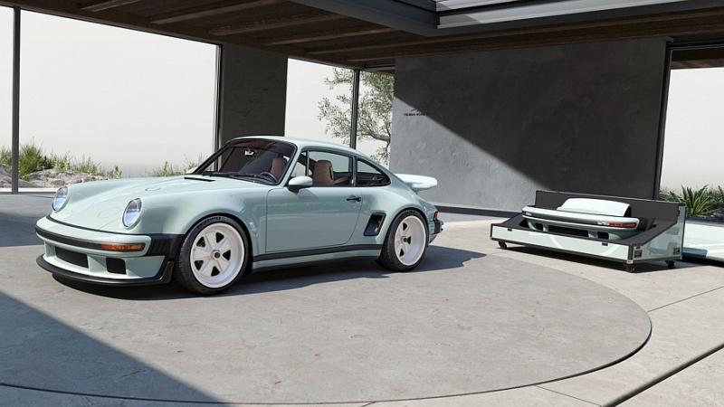 Очередной крутой Porsche 911 от Singer: широкий кузов, четыре фары и атмосферные 426 л.с.