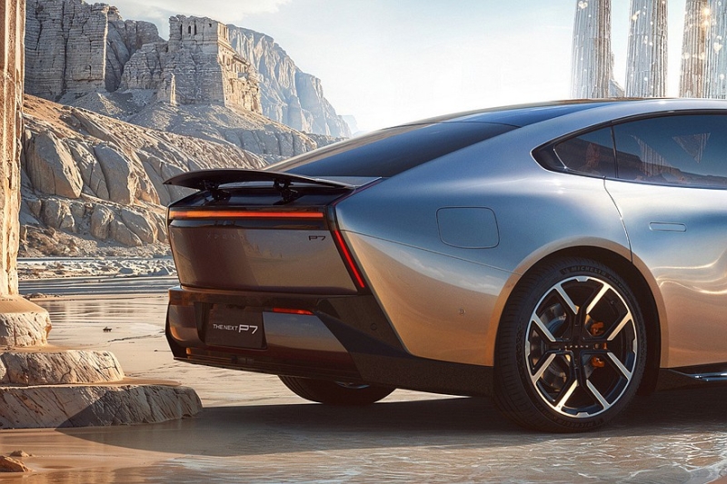 Стильный седан Xpeng P7 второго поколения показал ещё одну фишку на новых фото