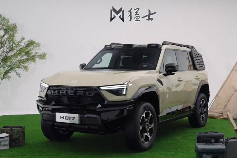 Внедорожник M-Hero M817 от Dongfeng, который планируют привезти в РФ: рассекречен интерьер