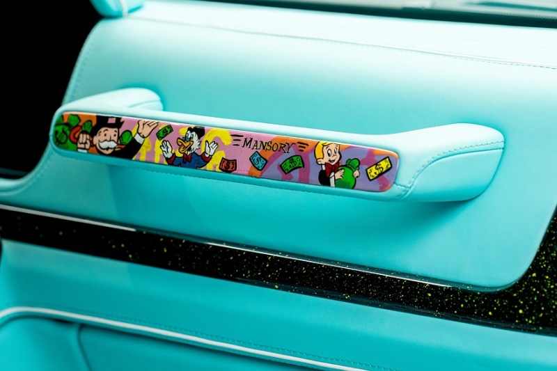 Брызги, усы и доллары: Mansory опять «порезала» G-класс и раскрасила его в стиле поп-арт