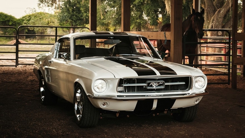 Ford Mustang &lsquo;67 Ghost от ECD Automotive Design: классический рестомод с мотором Roush V8