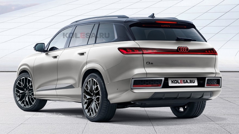 Обновлённый Audi Q6: первые изображения