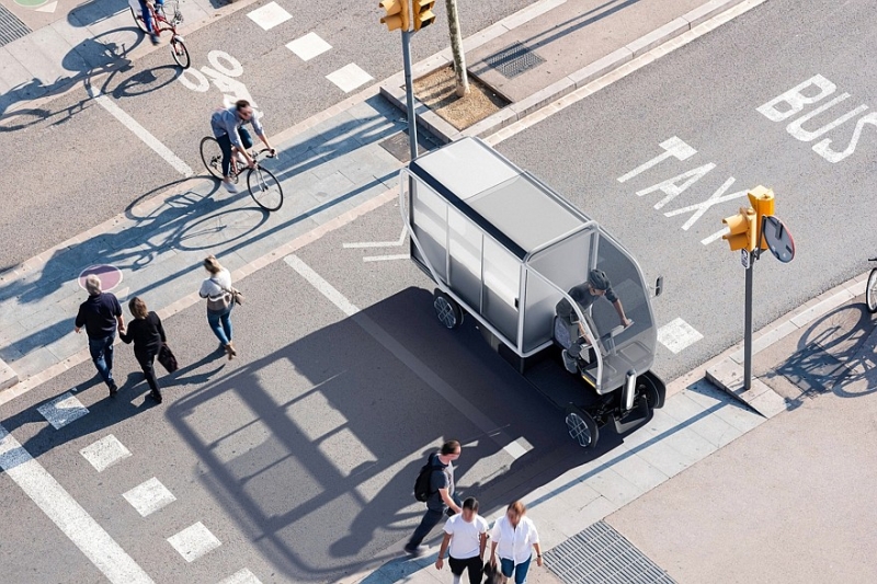 Вместо Acura NSX &mdash; педальный конь для курьеров: встречаем Fastport eQuad от Honda