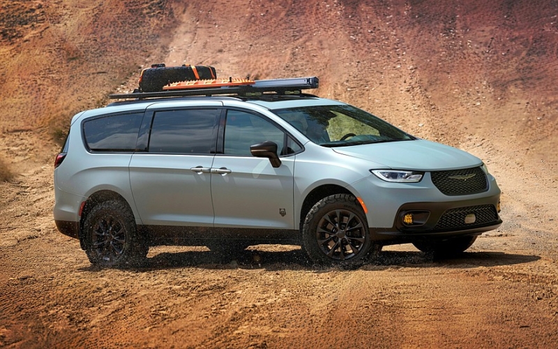 Минивэн Chrysler Pacifica прикинулся внедорожником: версия Grizzly Peak для турпоходов