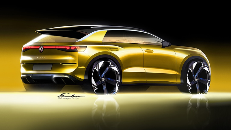 Следующий Volkswagen T-Roc показался на новых изображениях в преддверии скорой премьеры