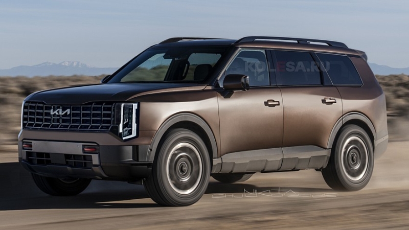 Kia Telluride следующего поколения: новые изображения