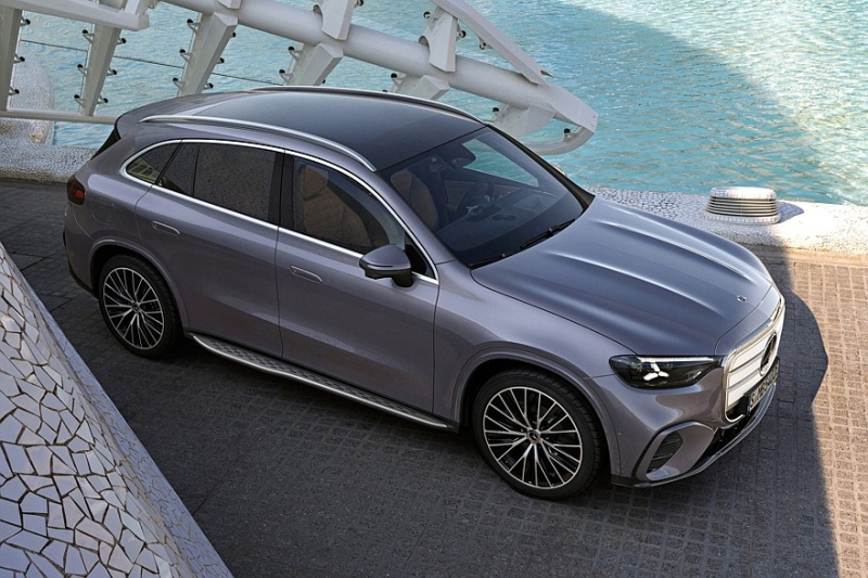 Mercedes-Benz GLC with EQ Technology: 800 вольт, пиксельный «гриль» и фоторамка в «базе»