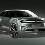 Новый маленький кроссовер Volkswagen показался на скетчах