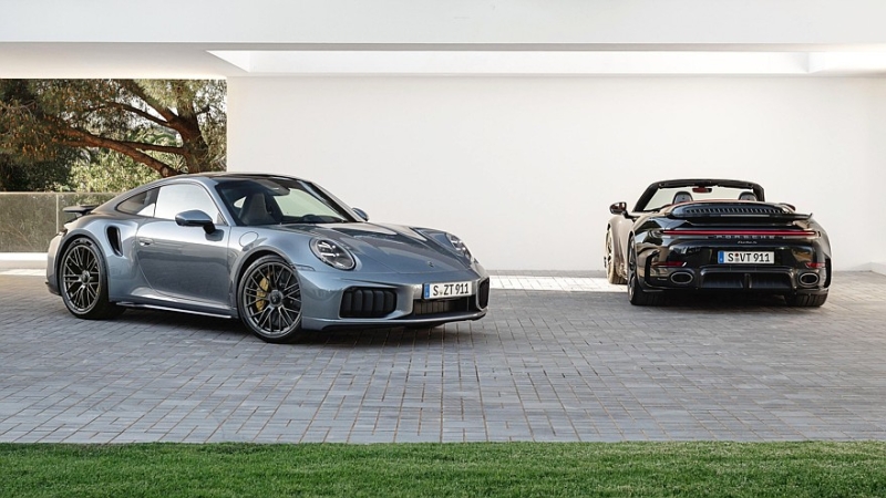 Обновлённый Porsche 911 Turbo S: гибридные 711 л.с., масса 1740 кг и 2,5 с до «сотни»