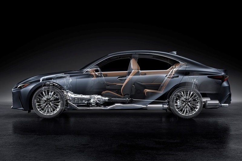 Стареющий Lexus IS опять обновлён: без V8, но с новым салоном и доработанным шасси