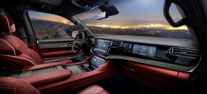 Обновлённый Jeep Grand Wagoneer: без хрома, без V8, но с мощной гибридной версией