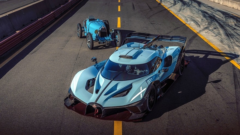 Bugatti завершила производство суперкара Bolide с легендарным мотором W16