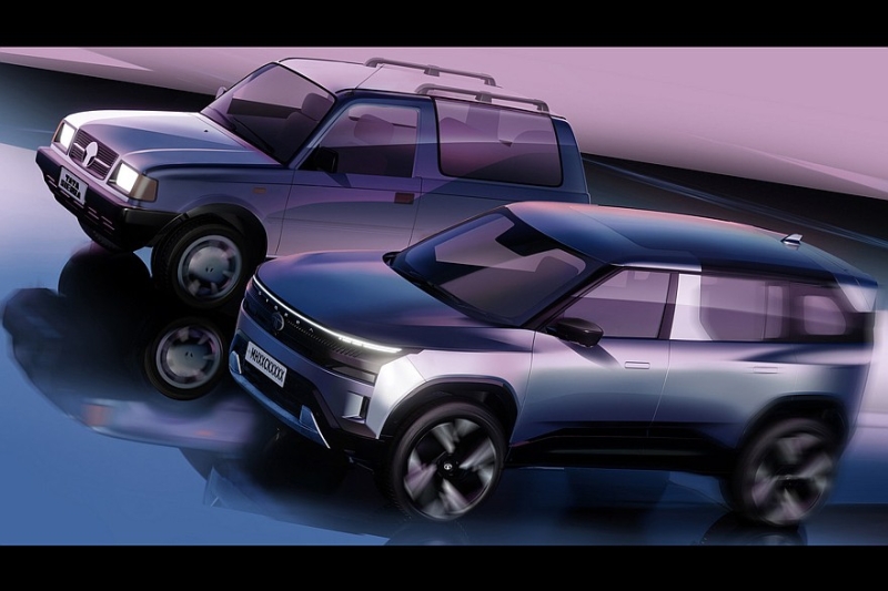 Представлен серийный кроссовер Tata Sierra: бензин или дизель, позже будет полный привод