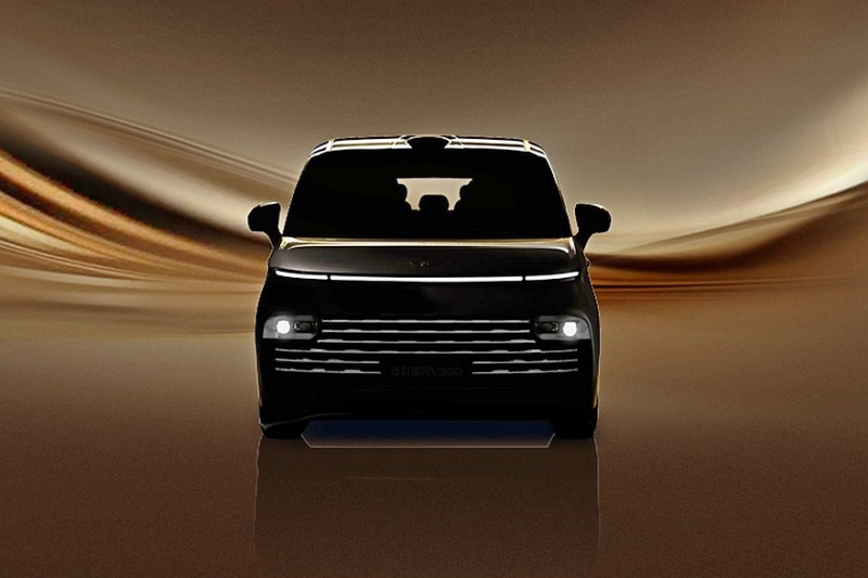 Роскошный минивэн Geely Galaxy V900 показался на первых официальных кадрах