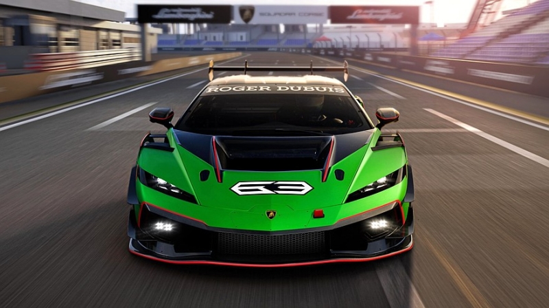 Трековый Lamborghini Temerario Super Trofeo: задний привод без гибридной надстройки