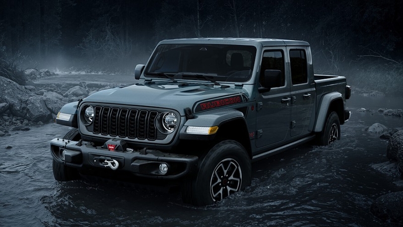 Jeep Gladiator обзавёлся спецверсией Shadow Ops с заводской лебёдкой