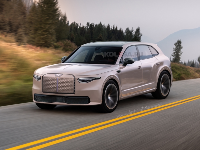 Новый электрический кроссовер Bentley: первые изображения