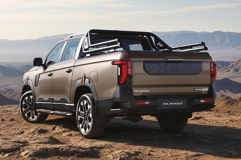 Новый пикап KGM Musso от бывшего SsangYong: официальные изображения