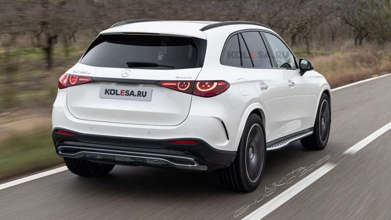 Обновлённый Mercedes-Benz GLC: первые изображения