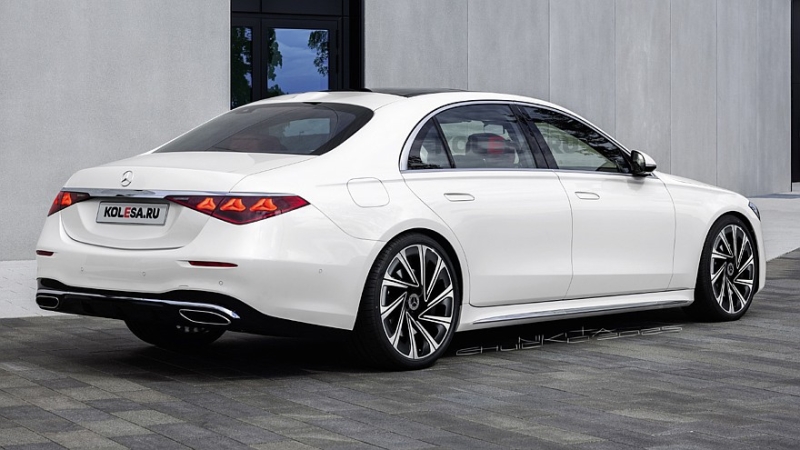 Обновлённый Mercedes-Benz S-Class показался на первых фото