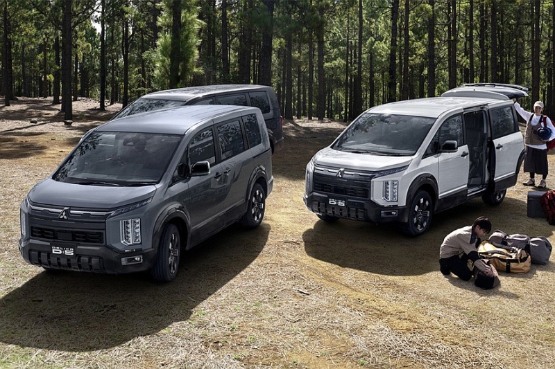 Обновлённый минивэн Mitsubishi Delica D:5 предложен с прежним дизелем