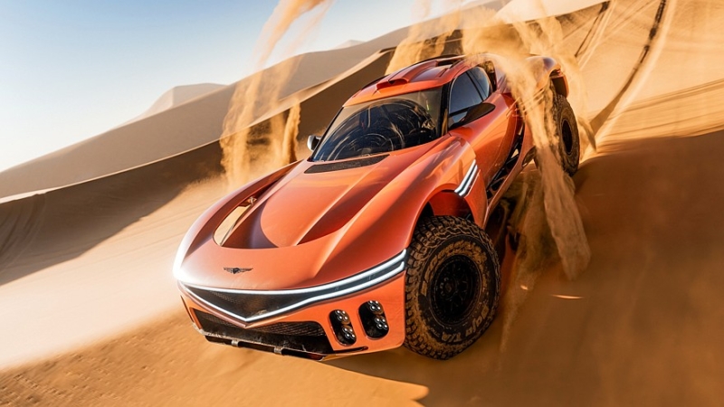 Genesis X Skorpio: высокоскоростной покоритель пустыни с 1115-сильным V8