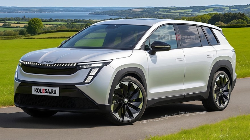 Новый флагманский кроссовер Skoda Peaq: первые изображения