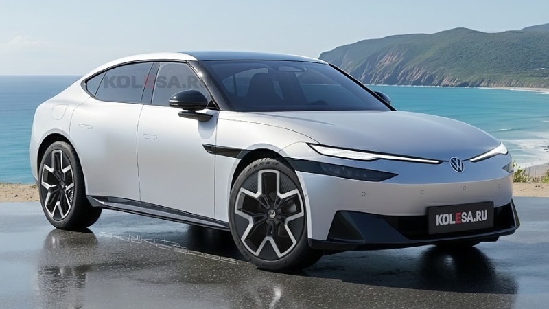 Новый седан Volkswagen на базе Xpeng: первые изображения