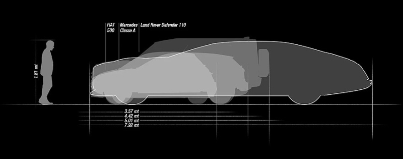 Тяжёлый люкс из Италии: представлен 7,92-метровый рамный седан Aznom L&rsquo;Epoque