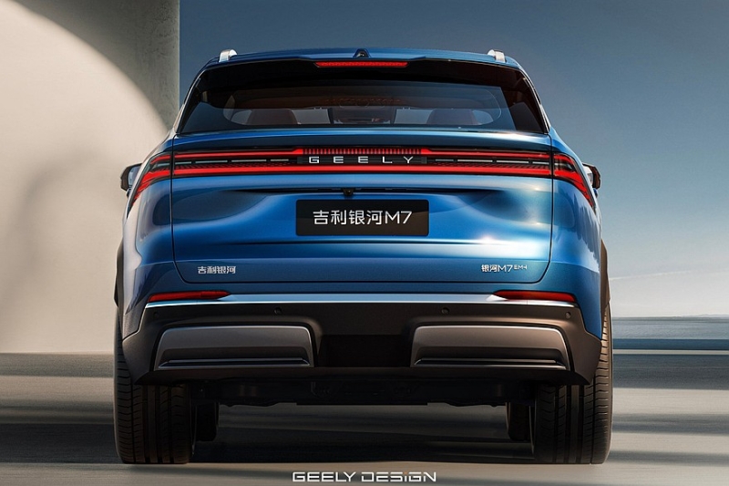 Новый кроссовер Geely Galaxy M7 готовится к старту продаж