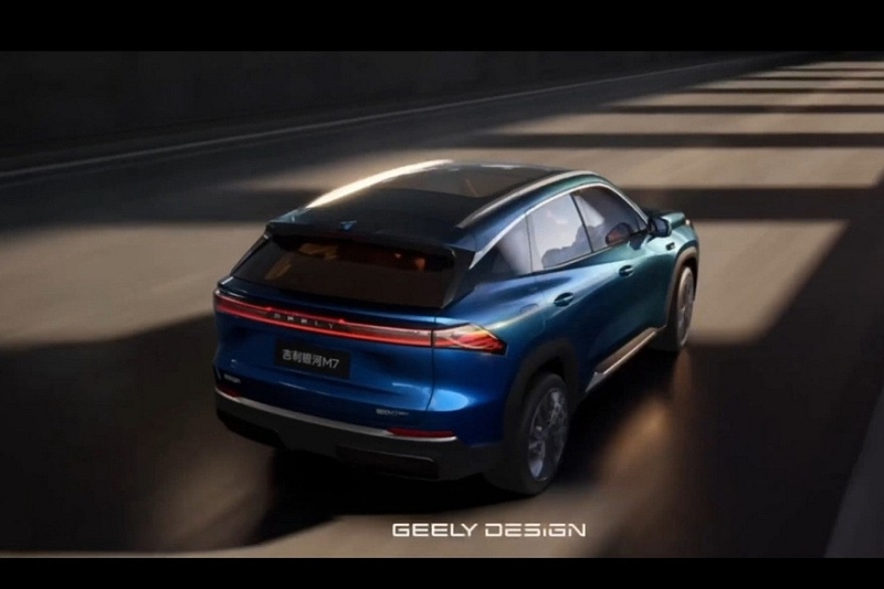Новый кроссовер Geely Galaxy M7 готовится к старту продаж