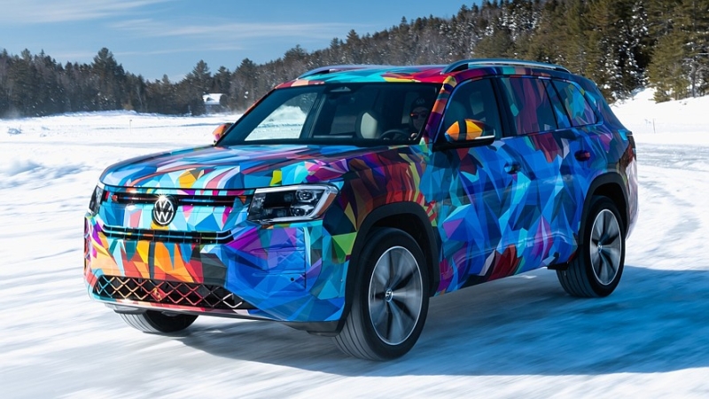 Новый Volkswagen Atlas для США готовится к премьере: есть отличия от &laquo;китайца&raquo;