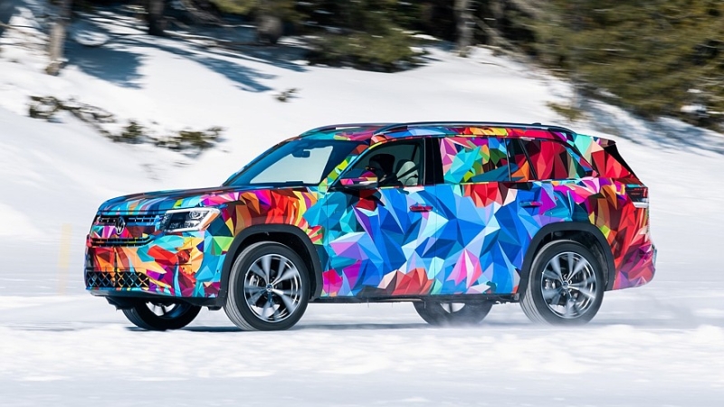 Новый Volkswagen Atlas для США готовится к премьере: есть отличия от &laquo;китайца&raquo;