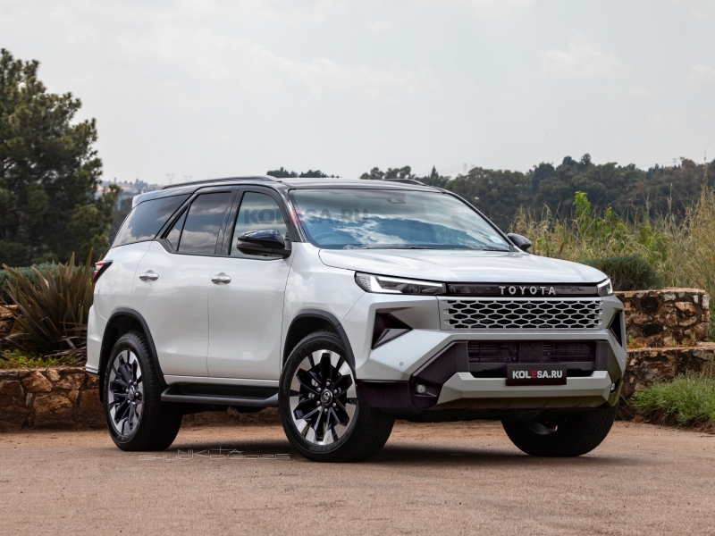 Обновлённый Toyota Fortuner: первые изображения