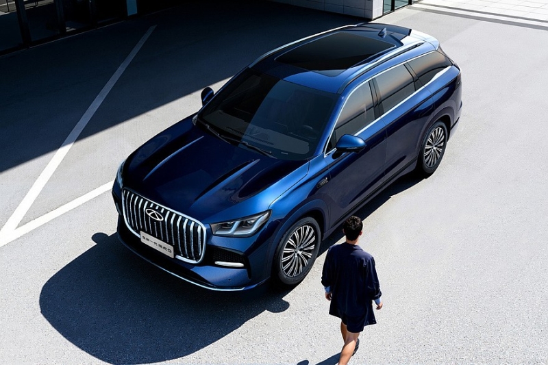 Флагманский кроссовер Chery Tiggo 9 получил новый интерьер после рестайлинга