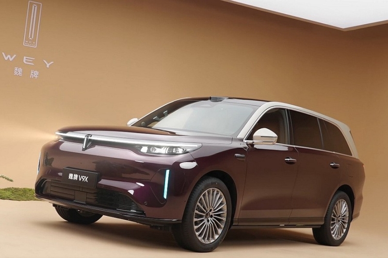 Флагманский кроссовер Wey V9X от Great Wall: фото салона и скандал