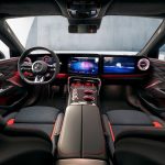 Раскрыт салон нового Mercedes-AMG GT 4-door Coupe: засилье экранов и гламурный потолок