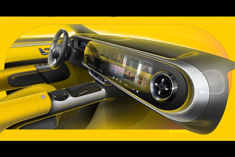 Большой лифтбек smart #6: показан интерьер