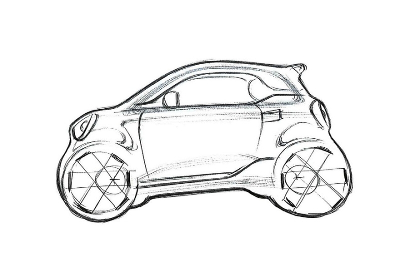 Кроху smart #2 показали на официальных изображениях